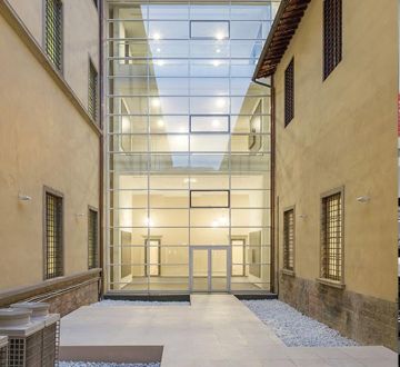 Vista dalla corte interna