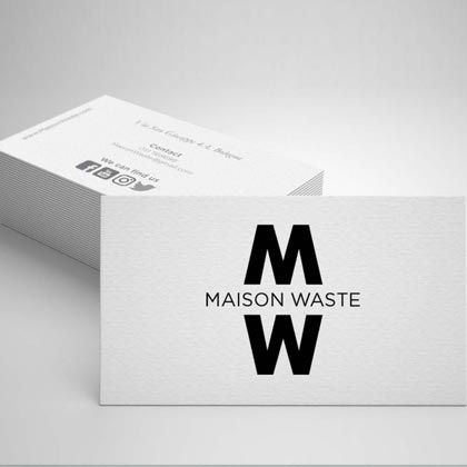 Maison Waste | Biglietto da visita